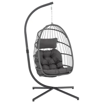 Egg Shaped Rattan Hanging Chair