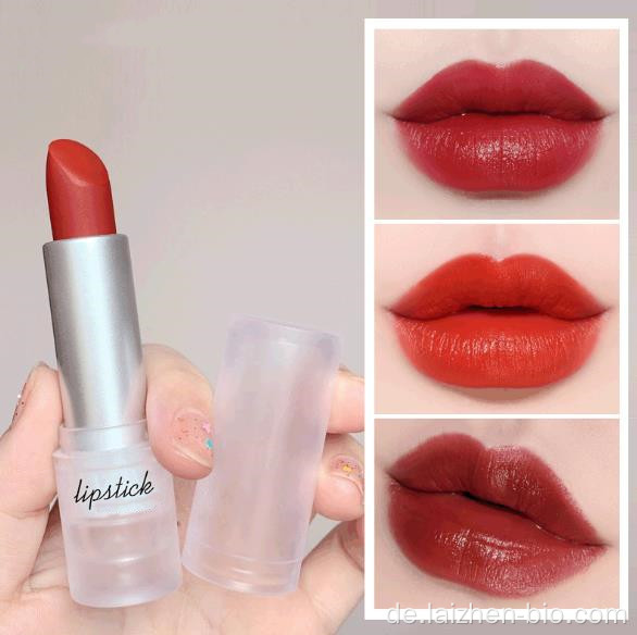 Kundenspezifischer Lippenstift matt langlebiger wasserfester Lippenstift