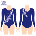 Custom Girls Langermet Konkurranse Gymnastisk Trikot