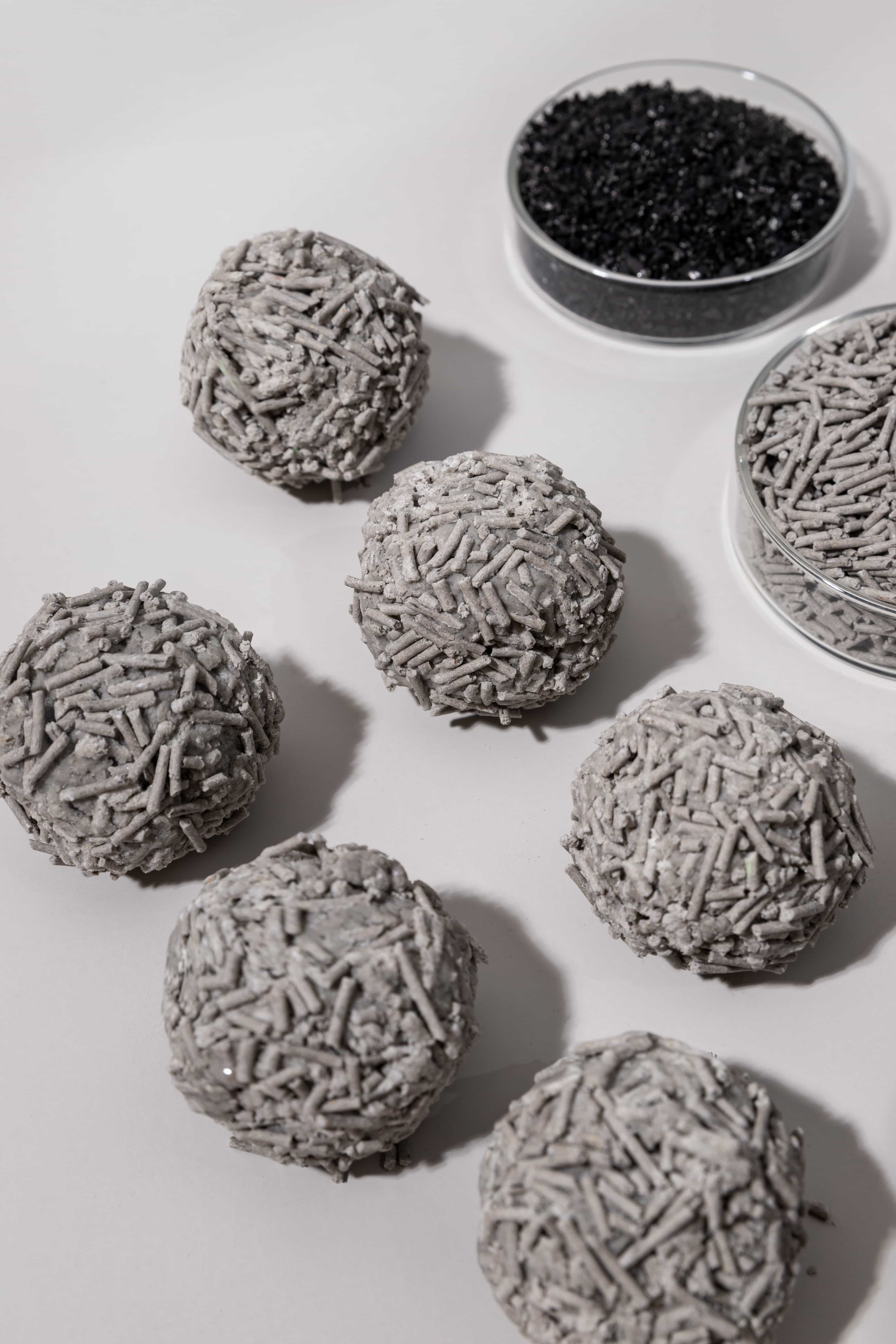 Activated carbon cat litter