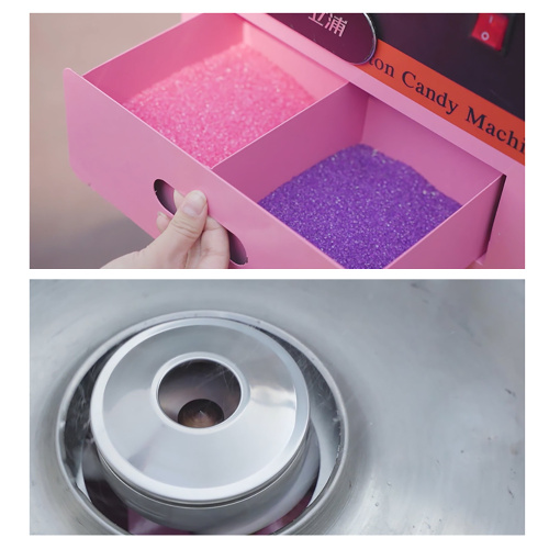 Cotton candy machine with cart Electric cotton candy machine with cart Factory