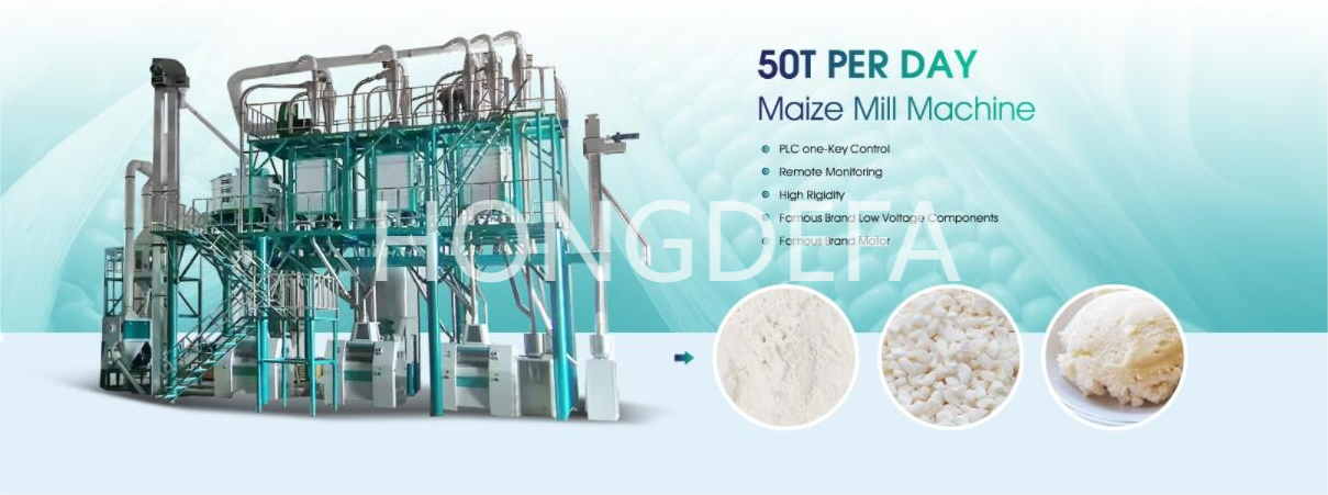 High efficient advanced 240T maize flour milling machine for Africa