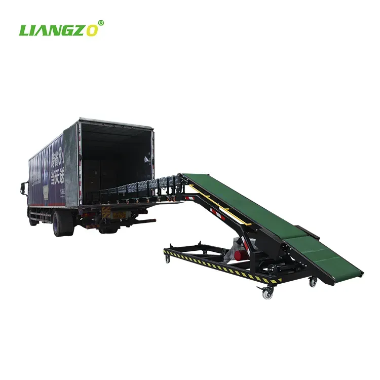 Liangzo PVC Belt Conveyor System for Container Loading and Unloading