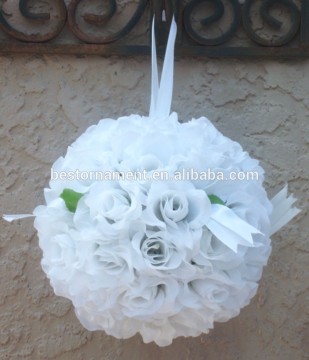 WHITE Kissing Wedding LARGE FLOWER BALL