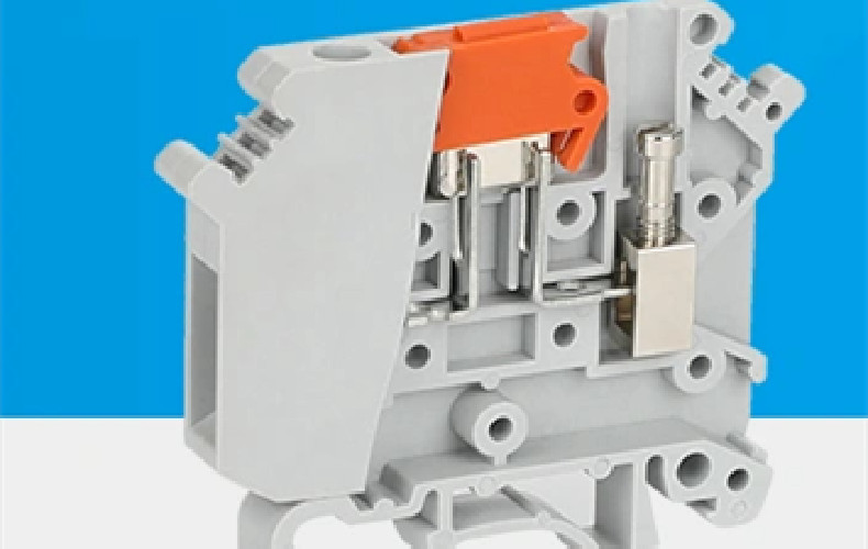 nieuw Mes Disconnect Terminal Block DIN Rail Mounted