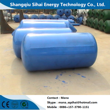 Waste tire oil purified to diesel distillation plant