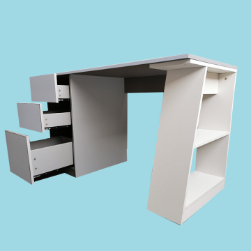 SOHO Office Furniture: Wooden Single Computer Table with Drawer for Home Office Desk