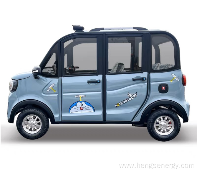 Four wheel drive hybrid electric car