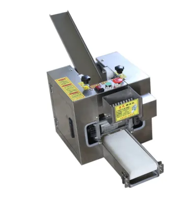 Stainless Steel Gyoza Dumpling Wonton Wrapper Skin Making Machine: Automated Solution for Efficient Food Production