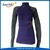 Merino Wool Women's mock Neck long sleeve thermal Shirt