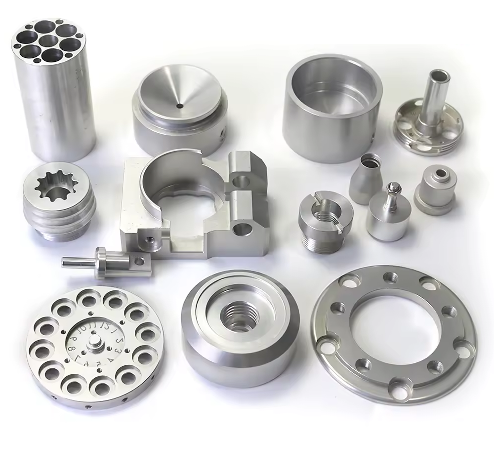 4 Achse CNC -Mahlen -Bearbeitung Aluminiumteile