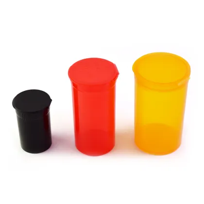 Child Safety Pop Top Bottles - 90 Dram, 60 Dram, 30 Dram, 19 Dr, 13 Dr, 6 Dr Pharmacy Pill Vials