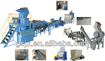 pp pe film plastic recycling washing line