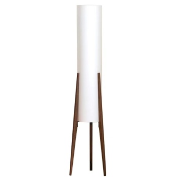 Wabi Sabi Retro Living Room Sofa Bedside Wooden LED Floor Lamp