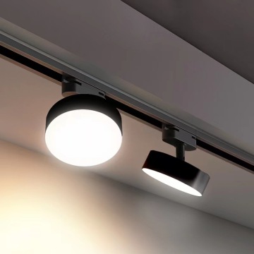 Spot-ondes en aluminium: maison, hôtel, plafond commercial lampe à la lampe à base de rail