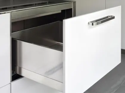 Custom Oven Microwave Combo Stainless Steel Kitchen Cabinets