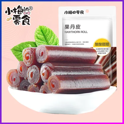 Healthy fruit hawthorn roll snacks