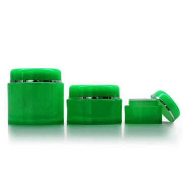 100g/200g Green Color Round Cream Jar
