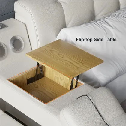 Nova King Size Luxury Smart Massage Bed - Multifunctional PVC Leather Smart Bed with Massage Function