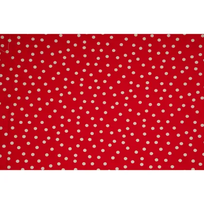 100% Rayon Fabric Printed Polka Dot Viscose Fabric