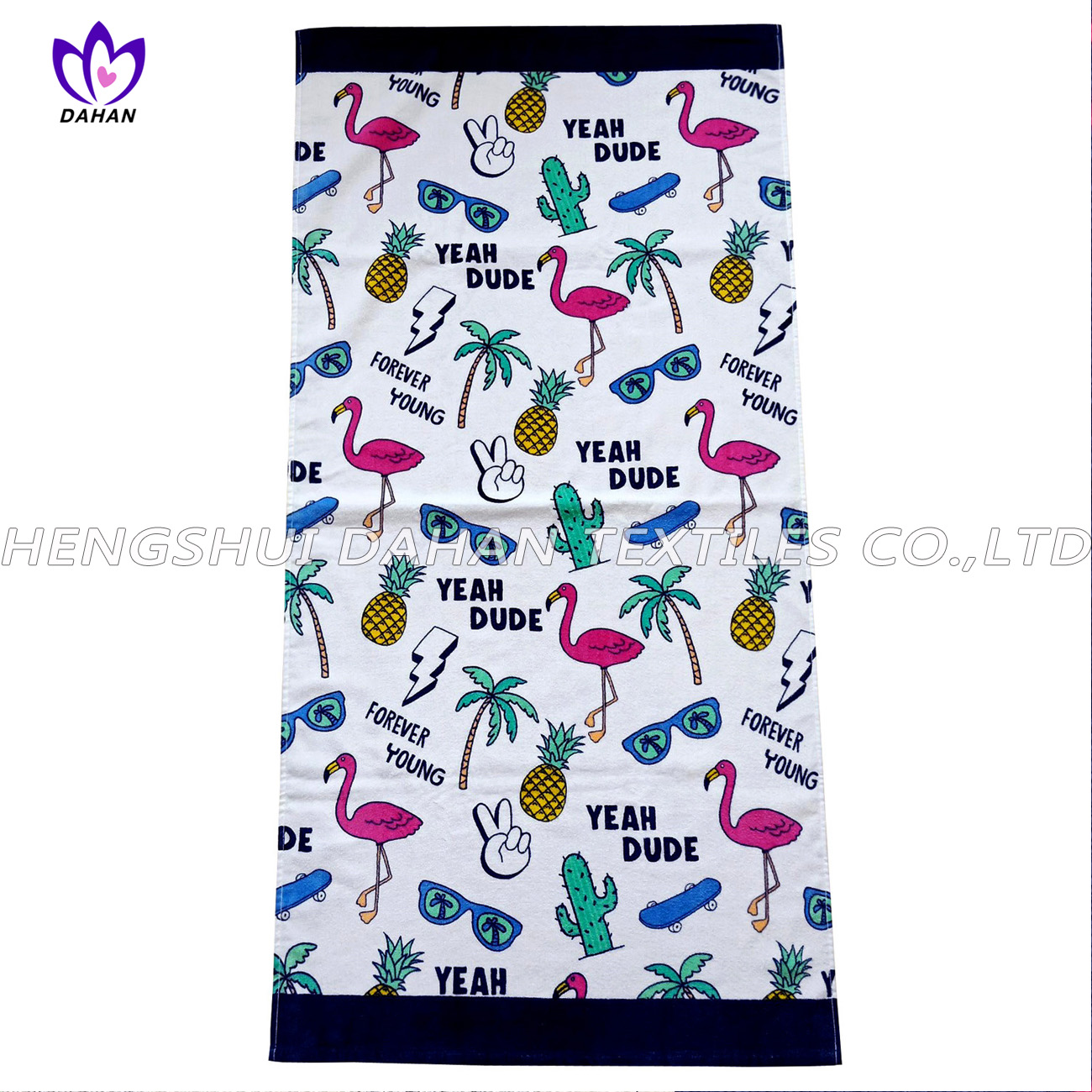 Ll69 100 Cotton Reactive Printing Beach Towels2