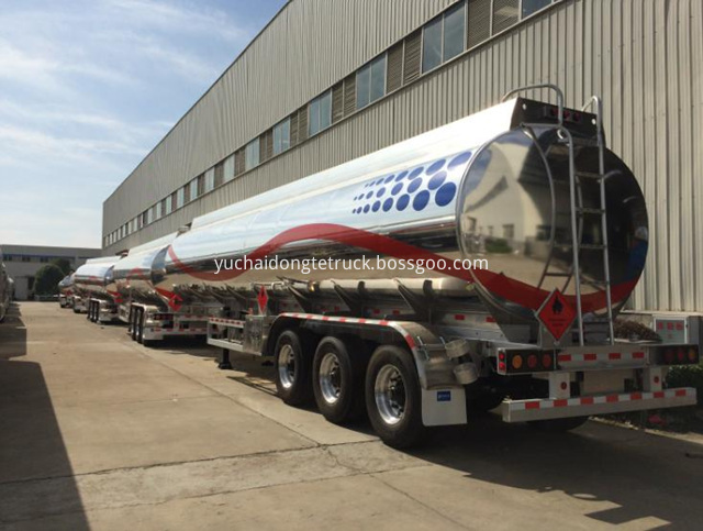 Aramco Standard Aluminum Fuel Tanker Trailer