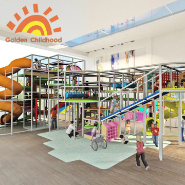 Struktur Playground Peralatan Indoor Besar Dijual