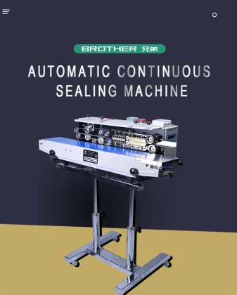 Stand Ink Printing Continuous plastic bag sealing machines