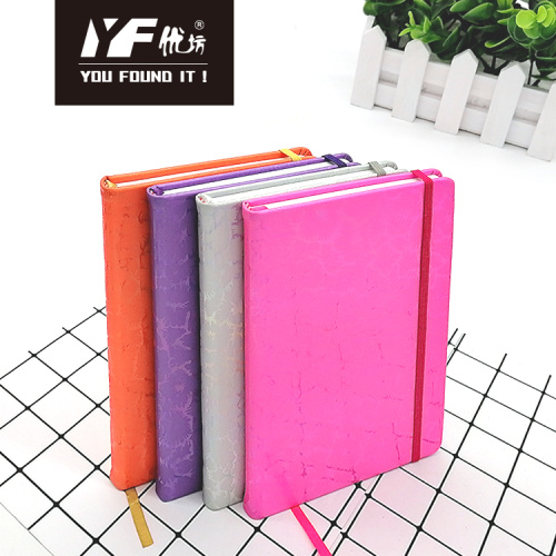 China Custom color pattern cover PU hardcover notebook Manufactory