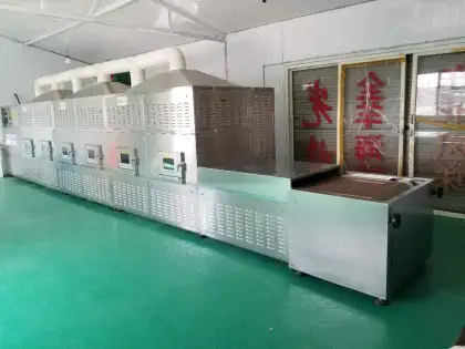 Stainless Steel Conveyor Belt Microwave Dryer & Sterilizer for Herbs and Mint Leaves: Easy Operation and High Efficiency