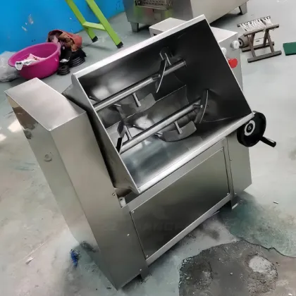 Commercial Automatic Double Axis Stainless Steel Meatball Burger Patty Stuffing Mixer Machine