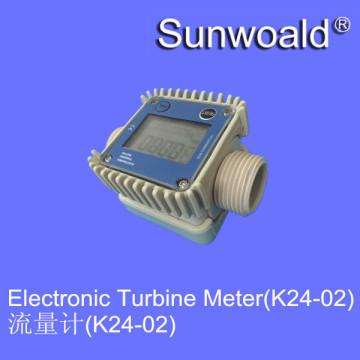 DN25 G1" display Electronic flow sensor diesel flow meter