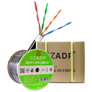High Speed Ethernet CAT5E Outdoor Cable 1000FT 24AWG Copper CCA UTP LAN