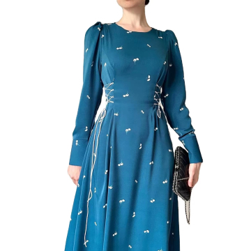 Middle Eastern Muslim Women's Autumn Long Skirt Dress - OEM