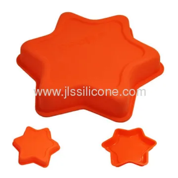Pentacle Shaped Silicone Bakeware Bake Mold 
