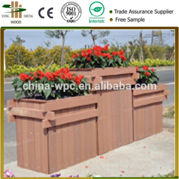 Wpc decking garden pot wpc elevated garden bed