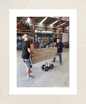 High Quality Aluminum Four-Wheel Tug Dolly for Transport