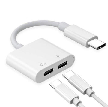 2in1 USB 3.1 Tipo C a 3,5 mm Cavo adattatore per jack audio con chip DAC