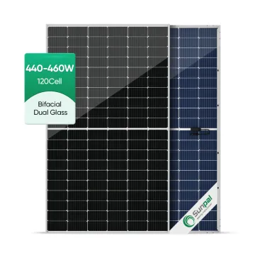 Bifacial Double Glass Half Cell Solar Panels 445W/450W/455W Bifacial Mono Crystalline Solar Power Panels