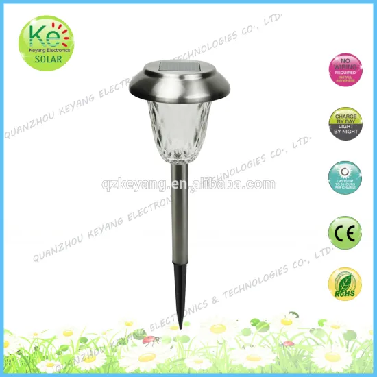 Glass path light led solar garden decoration