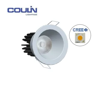 Coulin LED Downlight 8W, LED Recessed Light, 8W Housing Dimmable COB LED Downlight