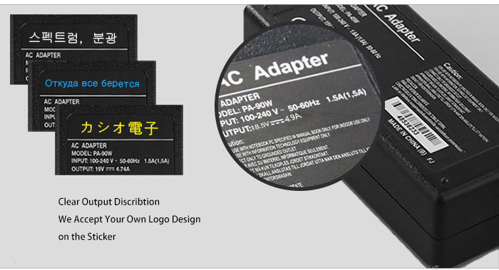 oem 90w ac adapter for hp computer 