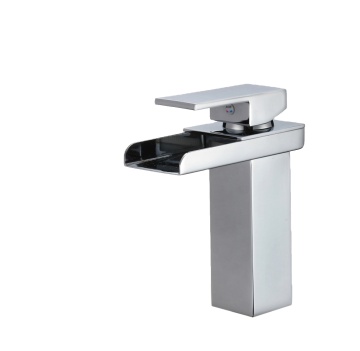 Modern Design Waterfall Brass Basin Faucet
