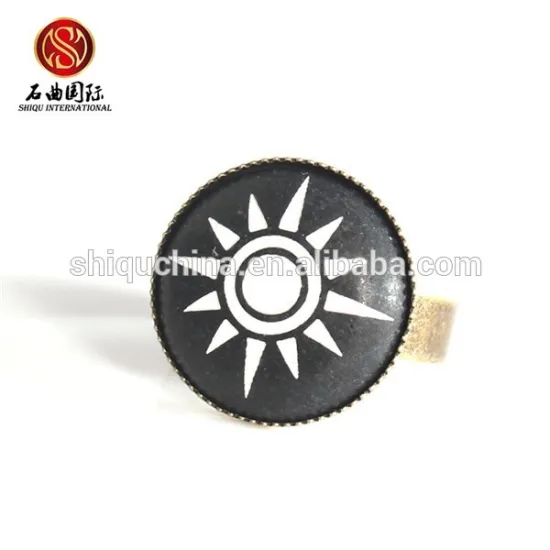 wholesale jewelry new 2015 custom snow Laser engraved stone finger ring rings design for women with price