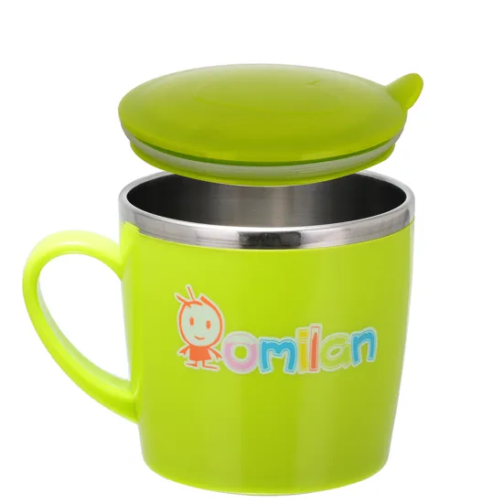 Plain Stainless Steel Children Cup Without Decal