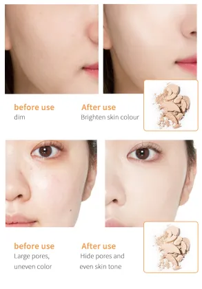 Pressed Makeup Powder Compact