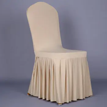 Wholesale Cheap Furniture Stretch Spandex Seat Covers Hotel Banquet Dining Elastic Chair Covers for Wedding Party