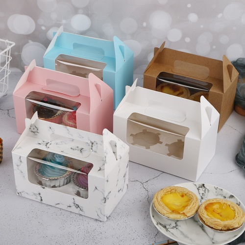 Cassetta della finestra della finestra di imballaggio dessert con divisore