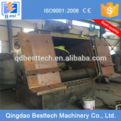 Tracked shot blasting machinery