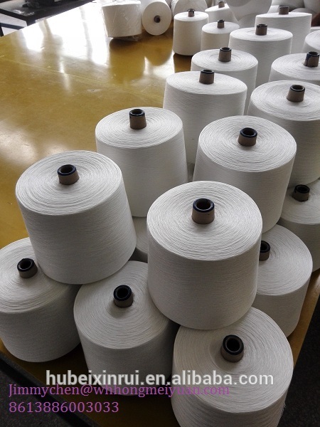 Industrial 40S 2 Raw White 100% Spun Polyester Sewing Thread Yarn Paper Cone